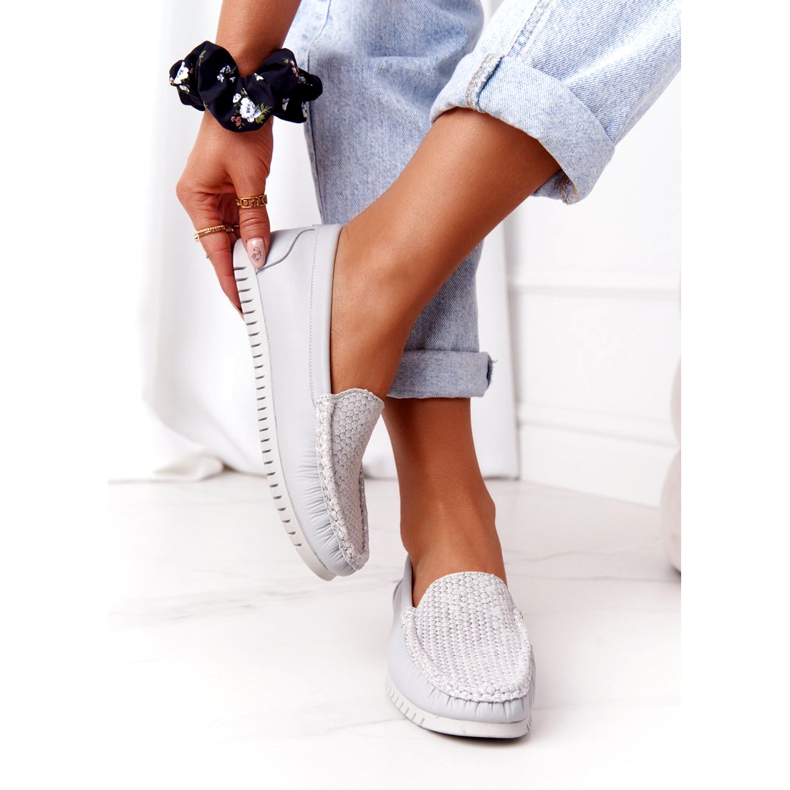 Naisten nahkakengät S.Barski 97630 Harmaa 5