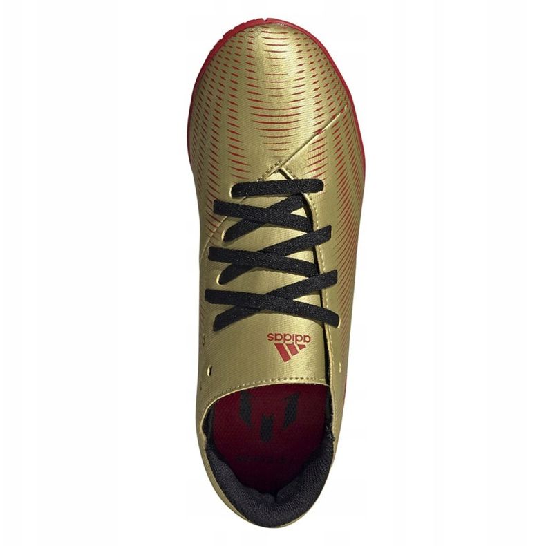 Adidas Nemeziz Messi.4 Jr FY0811 jalkapallokengät kultainen kultainen 2