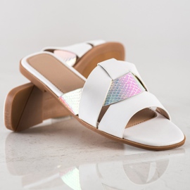 SHELOVET Tossut, joissa on Holo -insertti valkoinen 1