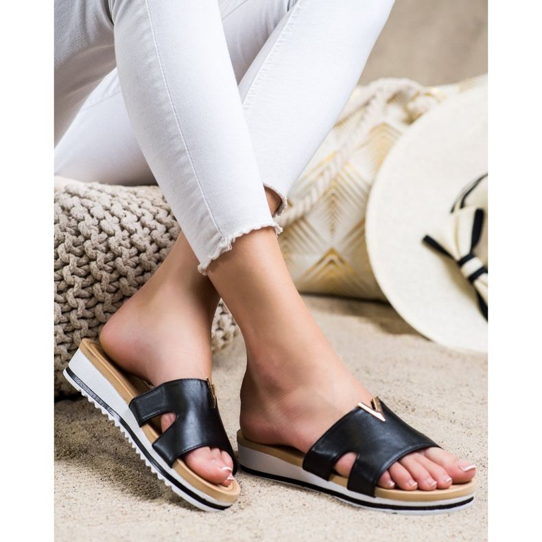 Groto Gogo Klassiset mukavat tossut musta 2