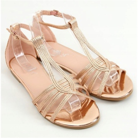 Champagne naisten sandaalit SM0024 Champagne kultainen 1