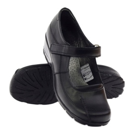 Pumput kiiloilla luonnonnahkaa Angello 371 musta 3