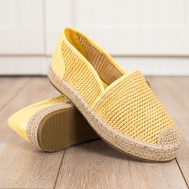 Coura Punotut espadrillit keltainen 1 Coura Punotut espadrillit keltainen 1