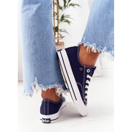 Naisten lenkkarit Lee Cooper LCW-21-31-0095L Navy Blue valkoinen laivastonsininen 2