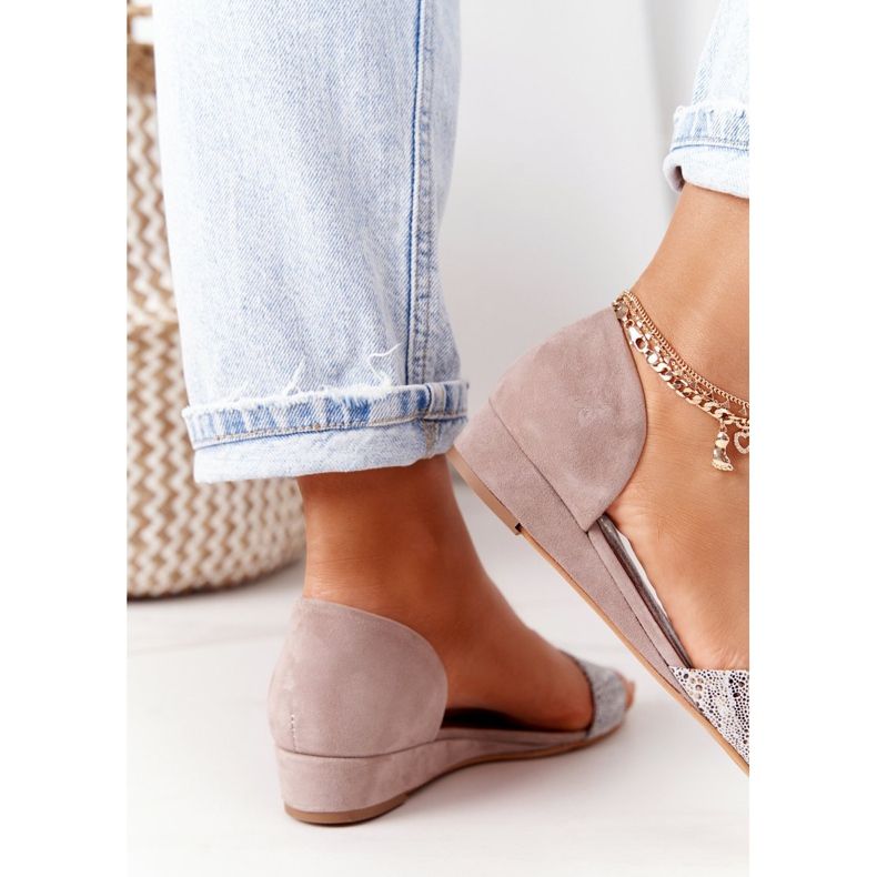 Nahka Maciejka 1971-56 Beige sandaalit 1