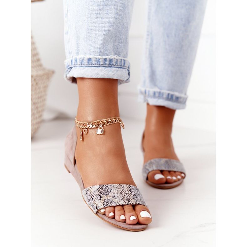 Nahka Maciejka 1971-56 Beige sandaalit 2