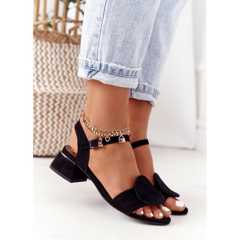 Suede korkokengät Sandaalit Maciejka 5198A-01 Musta 1