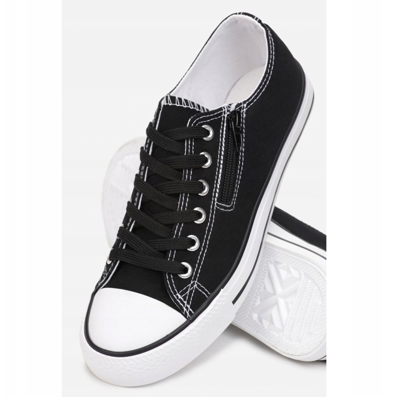 Naisten lenkkarit vetoketjulla, musta Malani 1