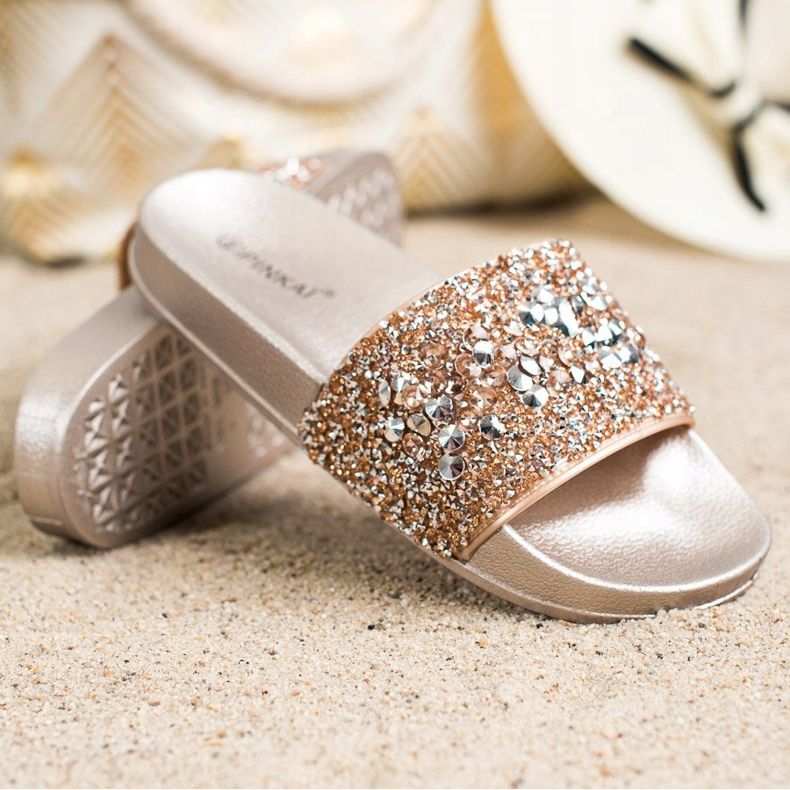 SHELOVET Tossut koristeilla kultainen 1