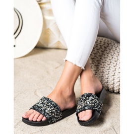 SHELOVET Tossut koristeilla musta 1