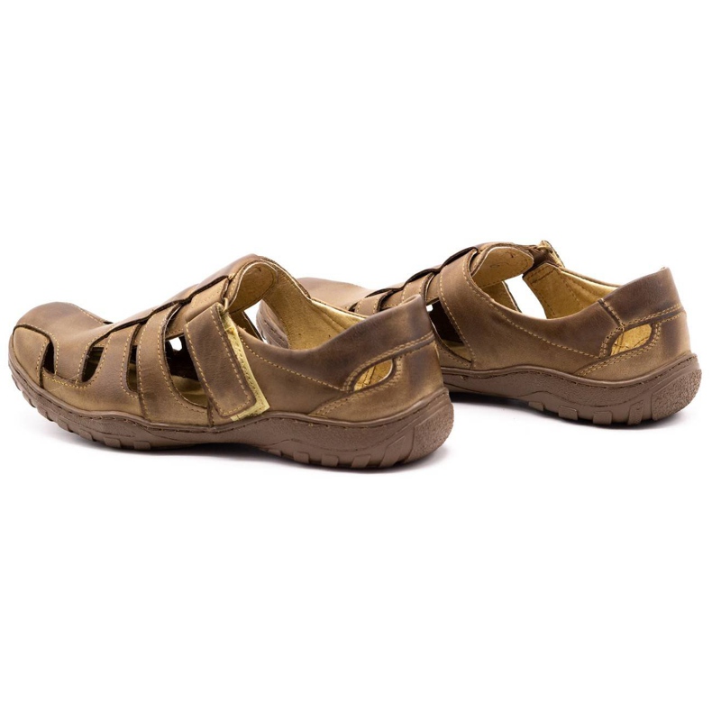 Polbut Miesten avoimet kengät 237 kesä ruskealle 1