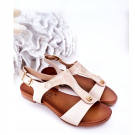 S.Barski Lasten sandaalit S. Bararski Comfort Złote kultainen 1