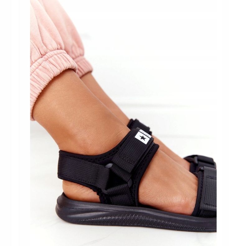 Naisten urheilusandaalit Big Star HH274A024 Musta 4