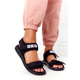 Naisten urheilusandaalit Big Star HH274A024 Musta 5