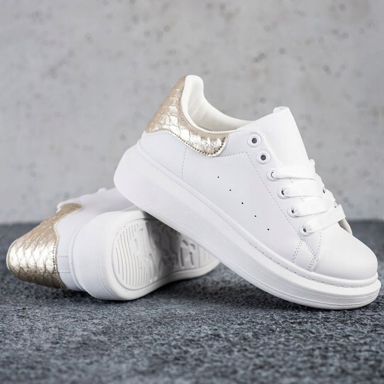 Weide Lenkkarit kultaisella lisäosalla valkoinen 1