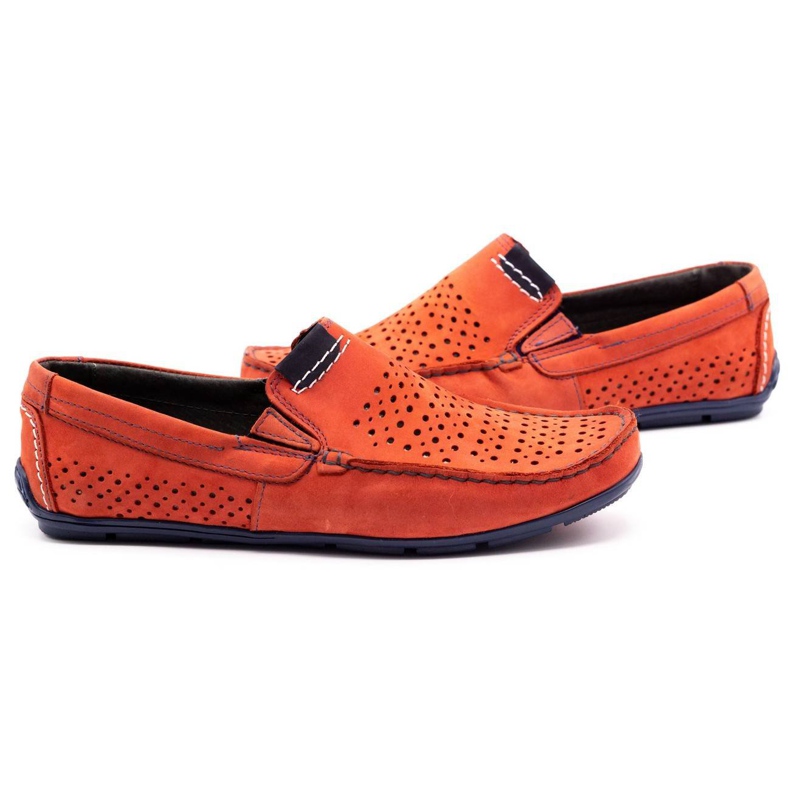 Olivier Miesten kengät mokkasiini 906 kesäpunaiseksi punainen 4