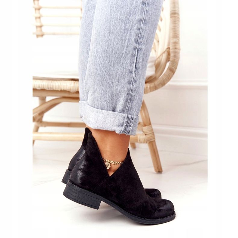 PS1 Naisten mustat Hillary -saappaat, joissa on leikkaukset 2