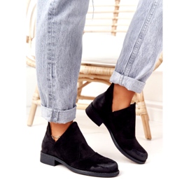 PS1 Naisten mustat Hillary -saappaat, joissa on leikkaukset 3