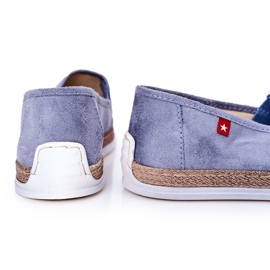 Miesten Suede Espadrilles Big Star HH176004 Sininen 1