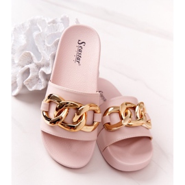 PS1 Yksi hetki beige kumitossut ketjulla 1