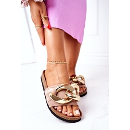 S.Barski Tossut korkissa ketjulla S. Barski SB001 Beige 2