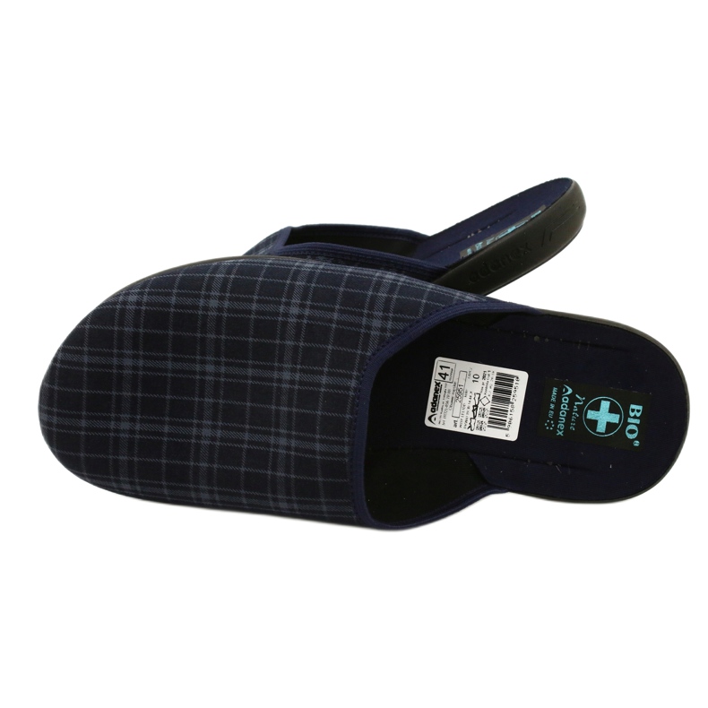 Miesten tossut, Adanex 25951, tummansininen ruutu 4