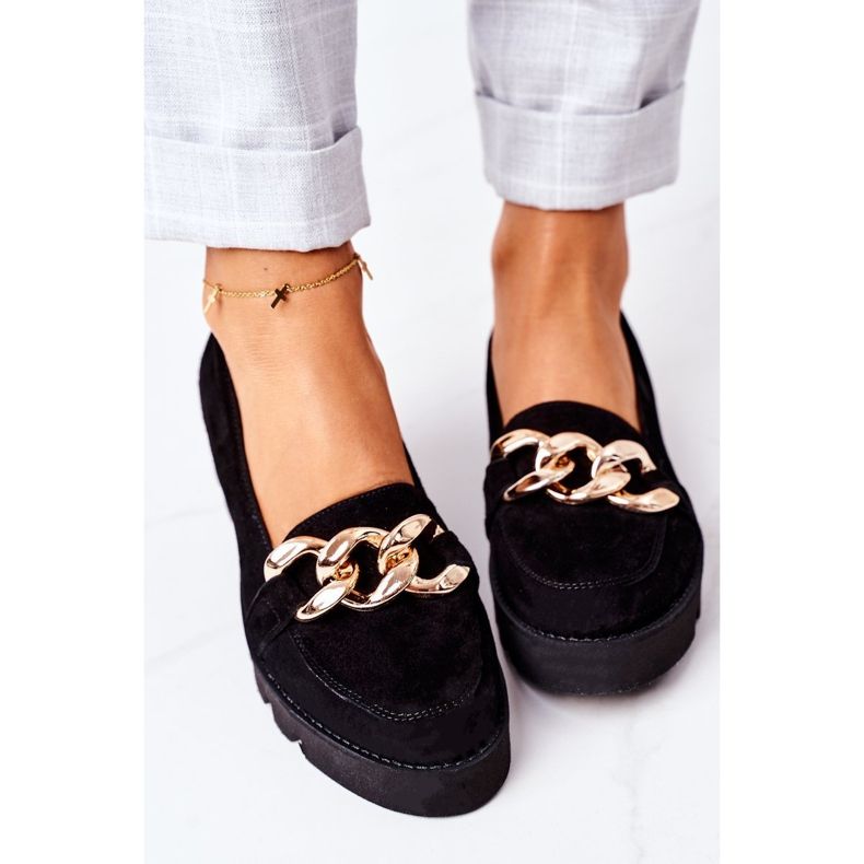 Mokkanahkakengät Lewski Shoes 3040 Musta 1