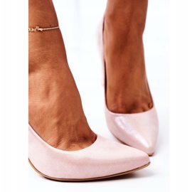 Lewski Shoes Satiinipumput, joissa Lewski -kengät 2453 vaaleanpunainen 1