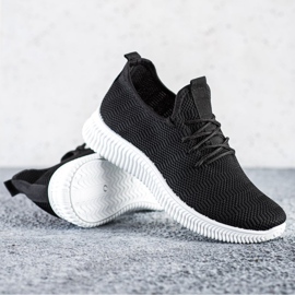 SHELOVET Tekstiiliset urheilukengät musta 1