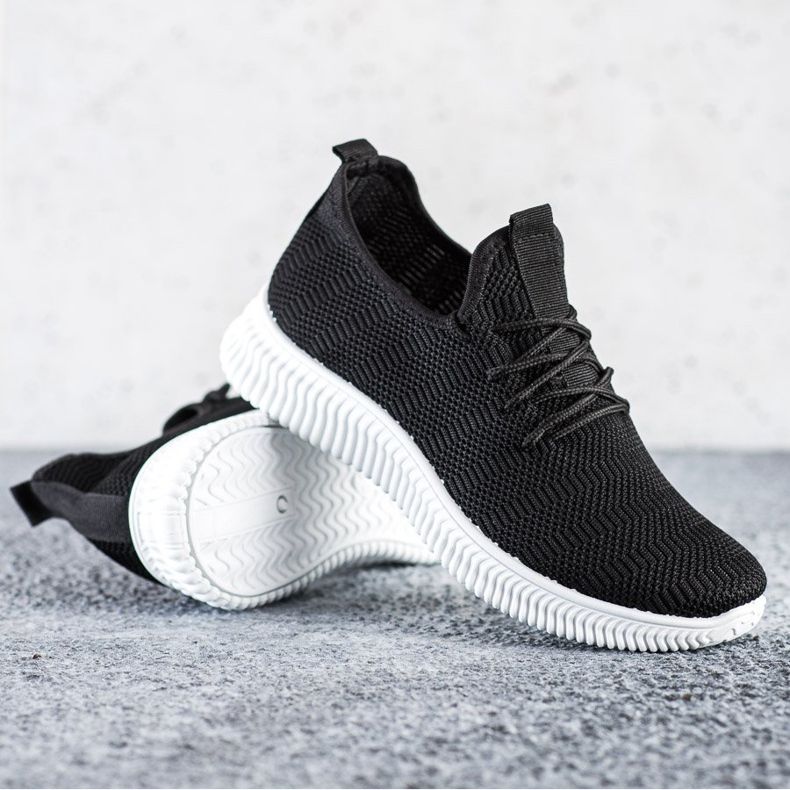 SHELOVET Tekstiiliset urheilukengät musta 1