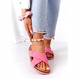 Nahkaprofiilitossut Big Star HH274597 Fuchsia vaaleanpunainen 2