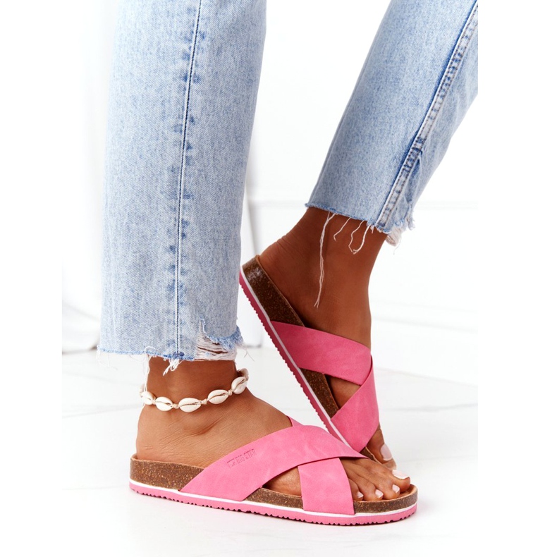 Nahkaprofiilitossut Big Star HH274597 Fuchsia vaaleanpunainen 3