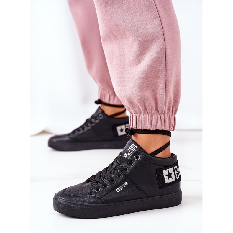 Naisten lenkkarit Big Star Warm Black EE274351 musta 2