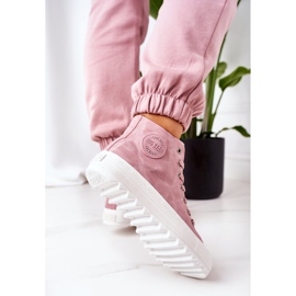 Naisten lenkkarit Big Star High Warm Pink EE274113 vaaleanpunainen 1