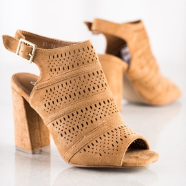 Renda Avoimet sandaalit postissa ruskea 1