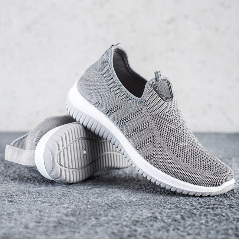 SHELOVET Liukastettavat urheilukengät harmaa 1