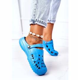 Flameshoes Naisten tossut Blue Light Crocs Eva sininen 2
