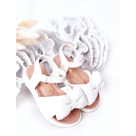 FR1 Lasten sandaalit, joissa valkoinen Abbie -rusetti 2