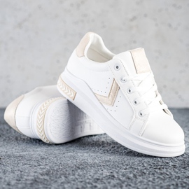 SHELOVET Eco -nahka lenkkarit valkoinen 1