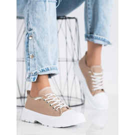 Sabatina Muodikkaat lenkkarit lavalla ruskea 2