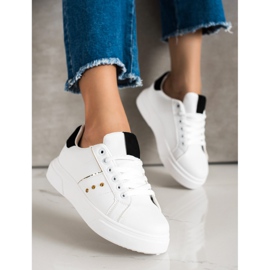 SHELOVET Eco -nahka lenkkarit valkoinen 1