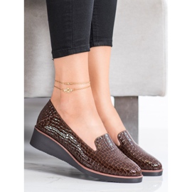 Lordsy Snake Print VINCEZA ruskea 1