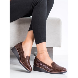 Lordsy Snake Print VINCEZA ruskea 2