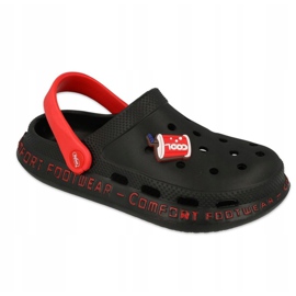 Befado lasten vaahtotossut - musta 159Y103 punainen 1