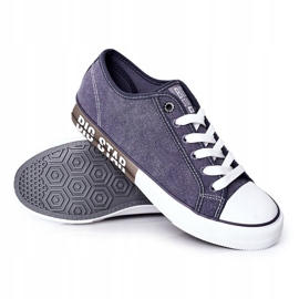 Miesten Big Star HH174047 tummansiniset lenkkarit sininen 1