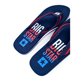 Miesten varvastossut Big Star FF174478 Navy blue tummansininen 2