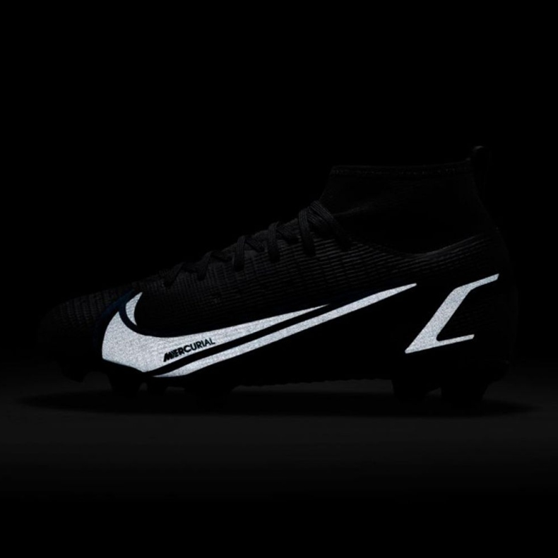 Nike Mercurial Superfly 8 Pro Fg Jr CV0804-004 jalkapallokengät musta musta 2