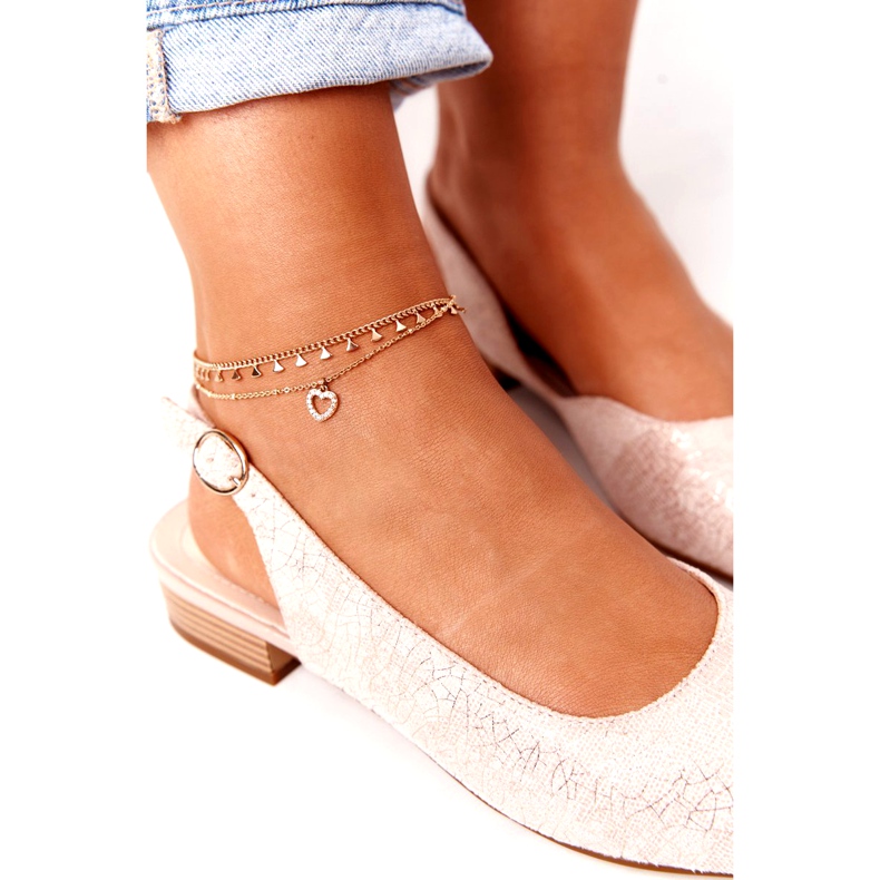 Suede korkokengät Sandaalit Sergio Leone SK807 Pinkki vaaleanpunainen kultainen 1