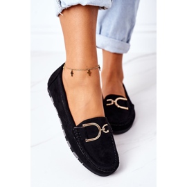 PS1 Naisten mustat Downtown Suede Loaferit 1