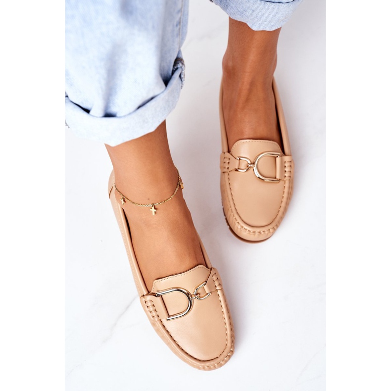 PS1 Naisten nahkasaappaat vaaleanruskea Downtown 1